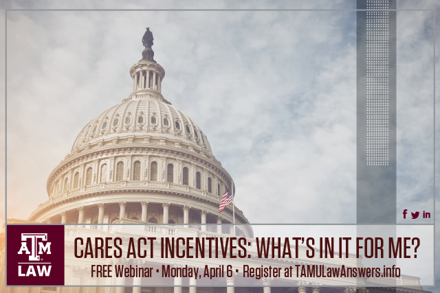 CARES Act Webinar 1 Incentives