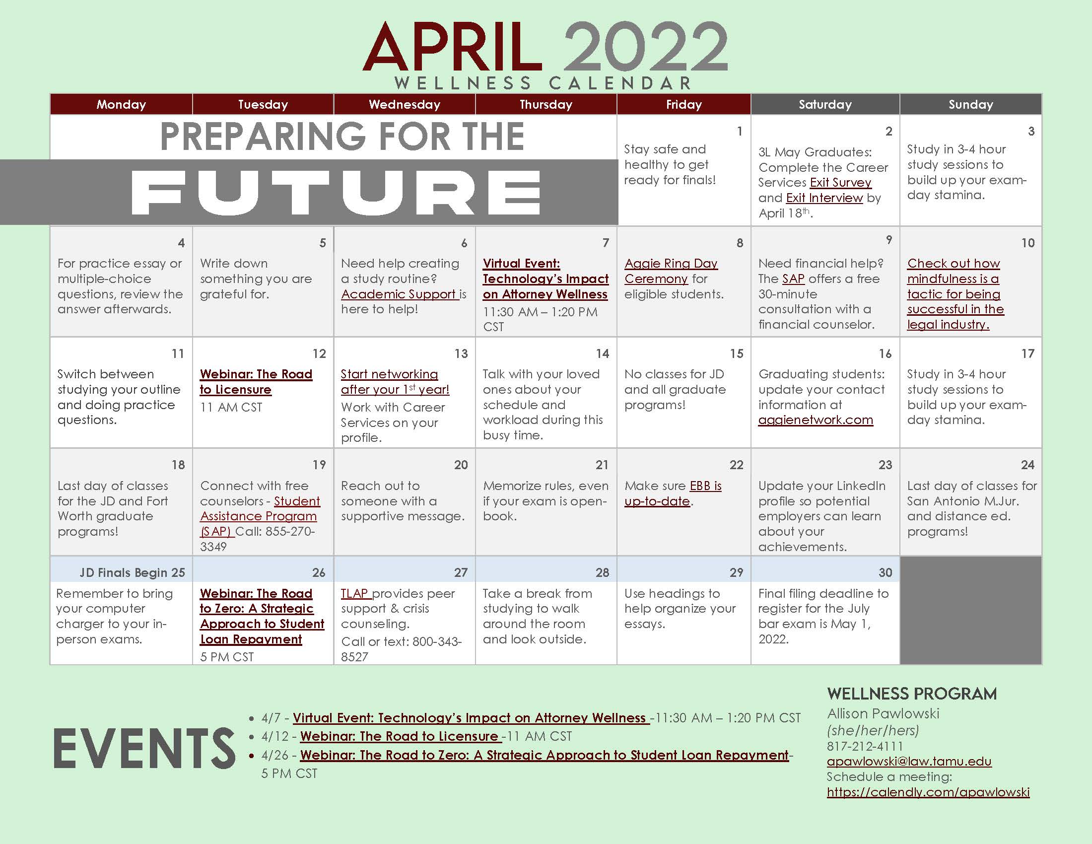 2022-April Wellness Calendar-1