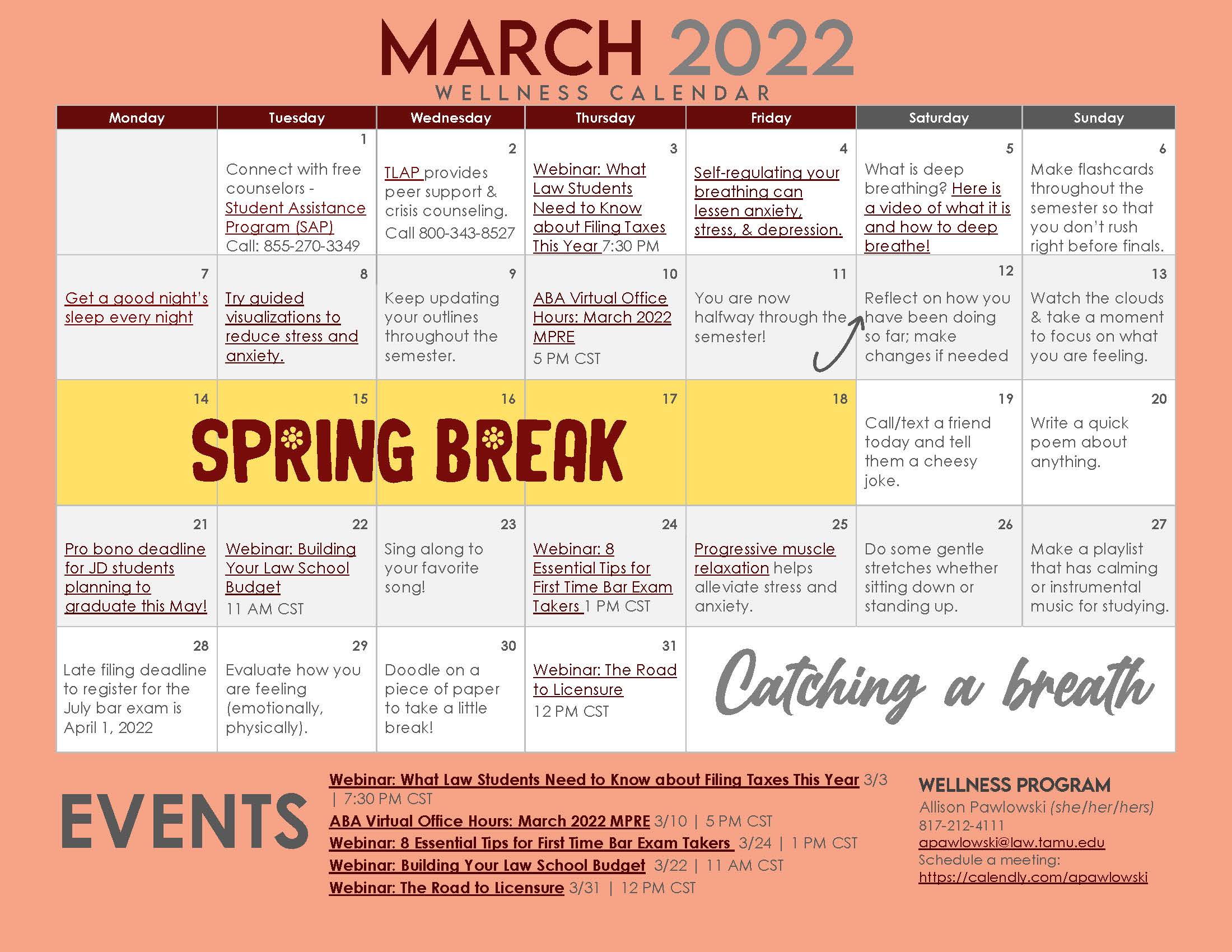 Tamu Holiday Calendar 68 - fh4t0w2